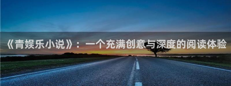 奇亿娱乐网站登录流程：《青娱乐小说》：一个充满创意与深度的阅读体验